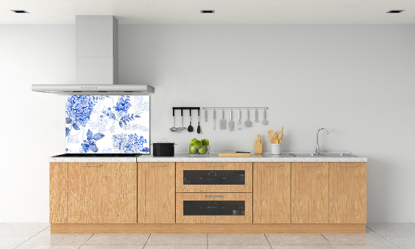 Cooker splashback Floral pattern