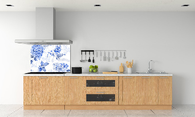 Cooker splashback Floral pattern