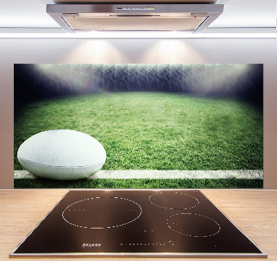 Cooker splashback Rugby ball