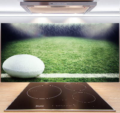 Cooker splashback Rugby ball