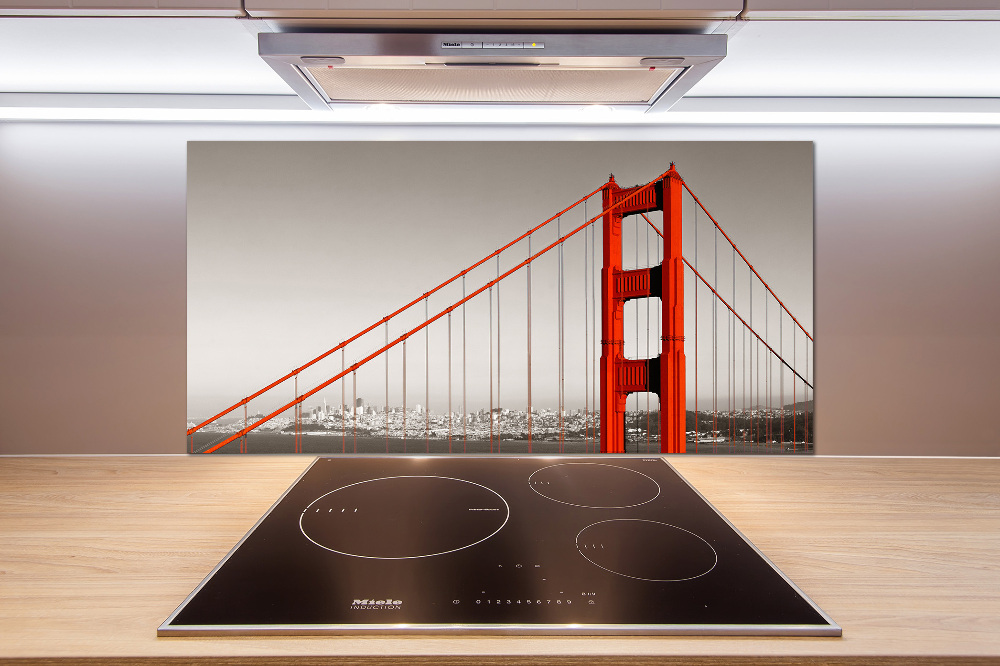 Cooker splashback San Francisco bridge