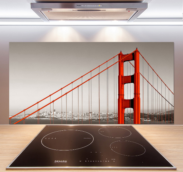 Cooker splashback San Francisco bridge