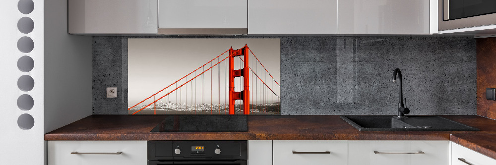 Cooker splashback San Francisco bridge