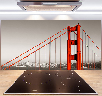 Cooker splashback San Francisco bridge