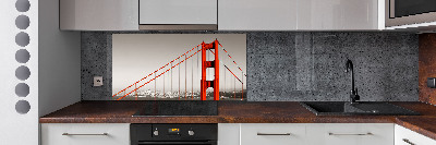 Cooker splashback San Francisco bridge