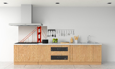 Cooker splashback San Francisco bridge