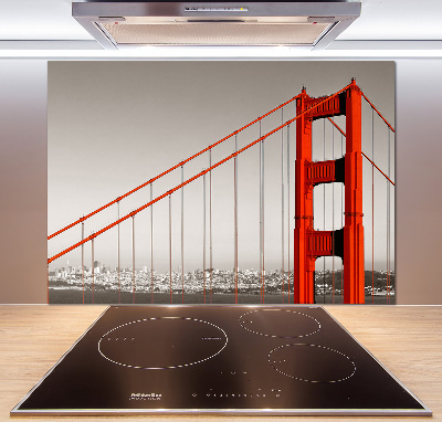 Cooker splashback San Francisco bridge