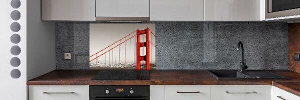 Cooker splashback San Francisco bridge