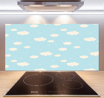 Splashback panel for kitchen Clouds