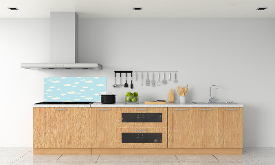 Splashback panel for kitchen Clouds