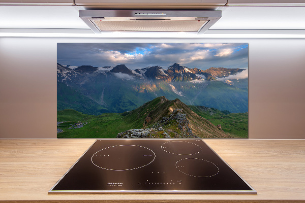 Kitchen splashback Mountains