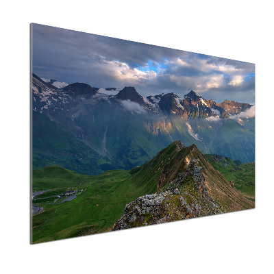 Kitchen splashback Mountains