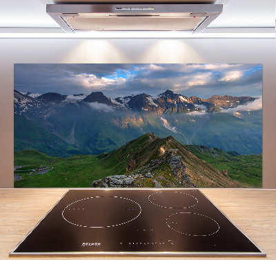 Kitchen splashback Mountains