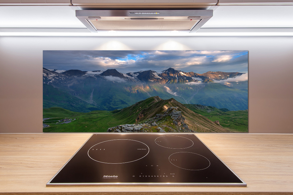 Kitchen splashback Mountains