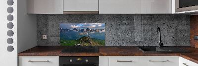 Kitchen splashback Mountains