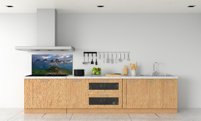 Kitchen splashback Mountains