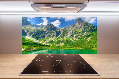 Kitchen splashback Lake in the mountains