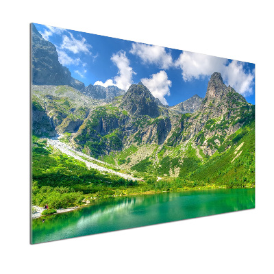 Kitchen splashback Lake in the mountains