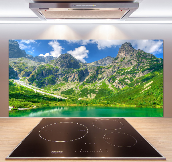 Kitchen splashback Lake in the mountains