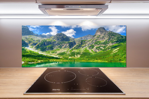 Kitchen splashback Lake in the mountains