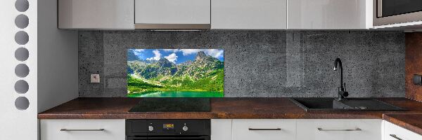 Kitchen splashback Lake in the mountains