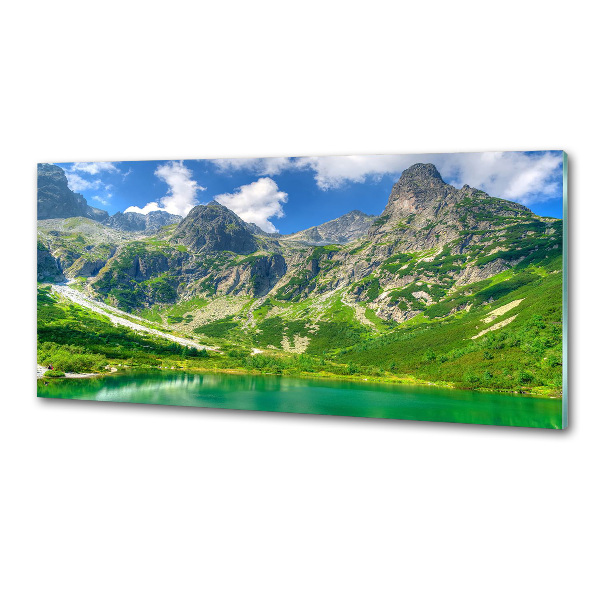 Kitchen splashback Lake in the mountains