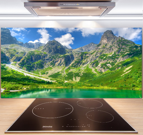 Kitchen splashback Lake in the mountains