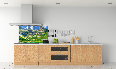 Kitchen splashback Lake in the mountains