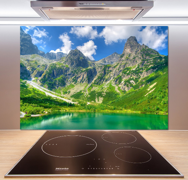 Kitchen splashback Lake in the mountains