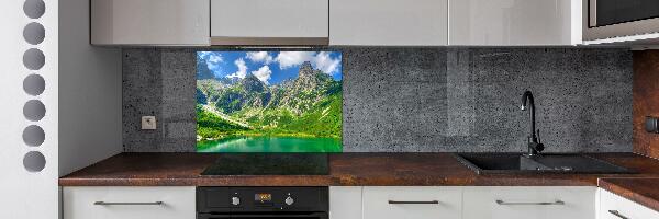 Kitchen splashback Lake in the mountains