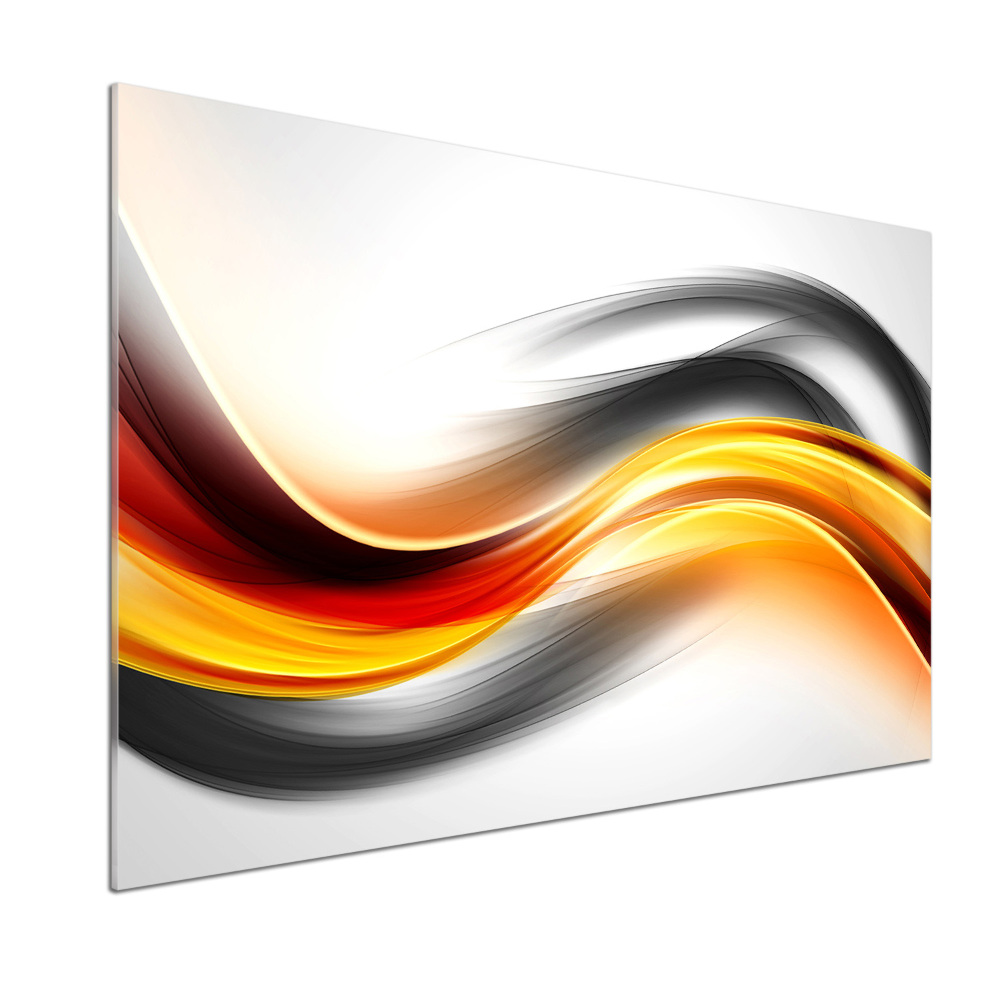 Cooker splashback Wave abstraction