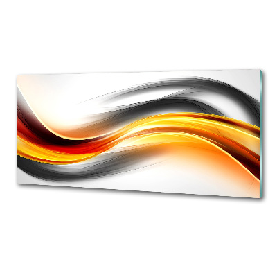 Cooker splashback Wave abstraction