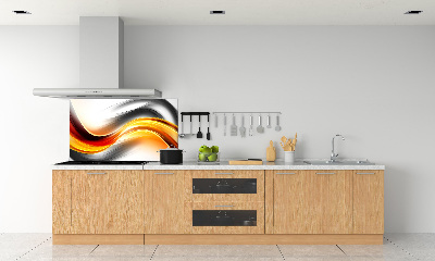 Cooker splashback Wave abstraction