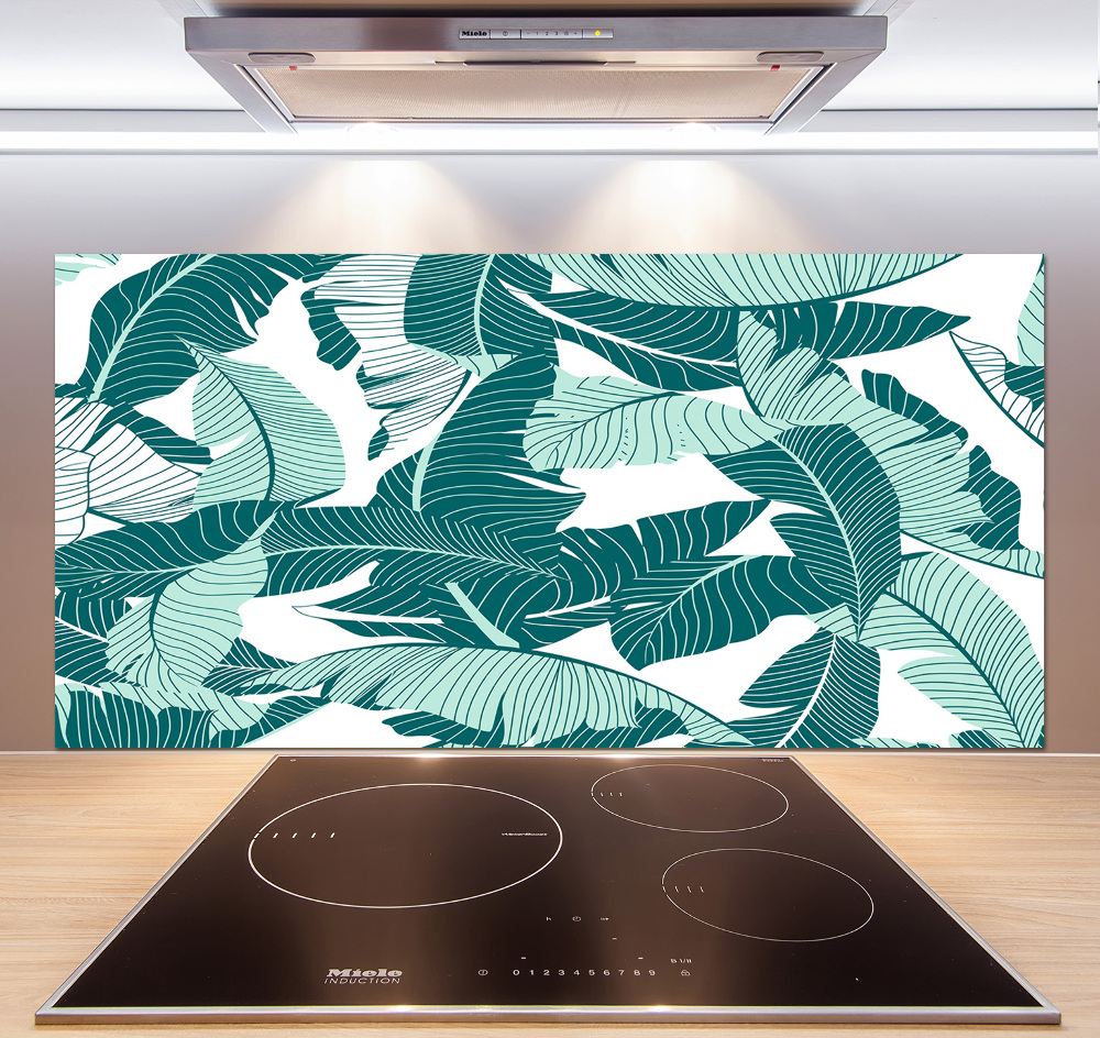 Kitchen splashback Palm trees