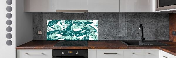 Kitchen splashback Palm trees