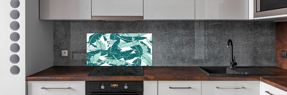 Kitchen splashback Palm trees