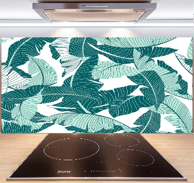 Kitchen splashback Palm trees