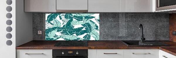 Kitchen splashback Palm trees