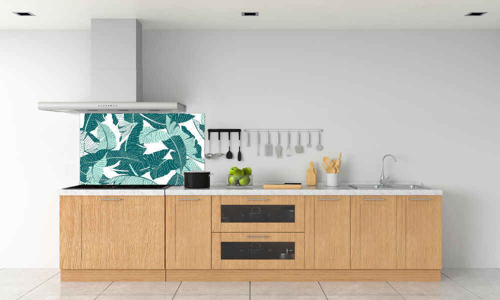 Kitchen splashback Palm trees