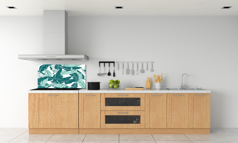 Kitchen splashback Palm trees