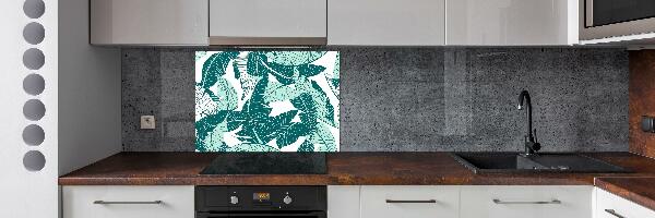 Kitchen splashback Palm trees