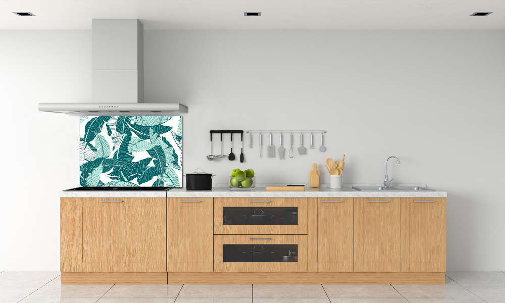 Kitchen splashback Palm trees