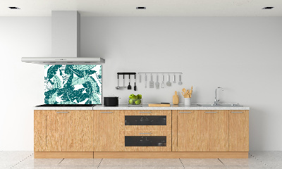 Kitchen splashback Palm trees