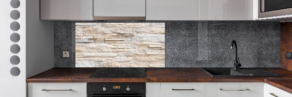 Kitchen splashback Brick wall