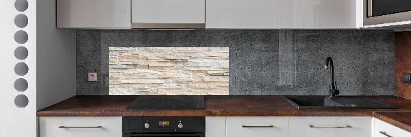 Kitchen splashback Brick wall