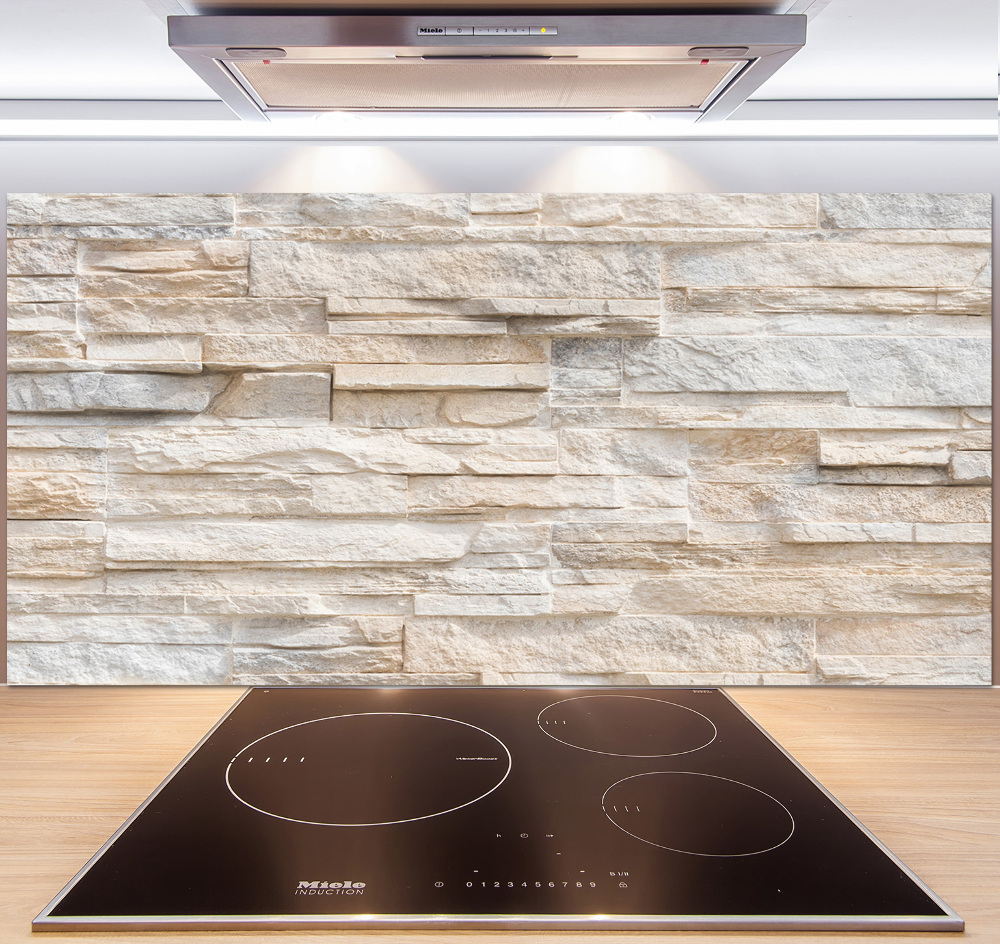 Kitchen splashback Brick wall