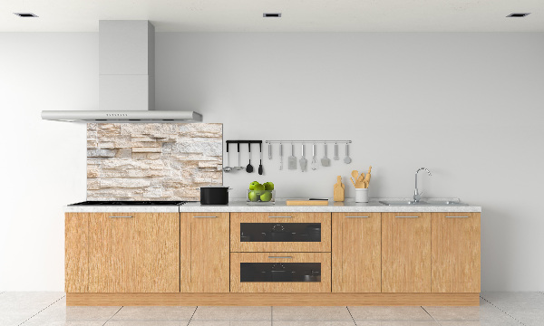 Kitchen splashback Brick wall