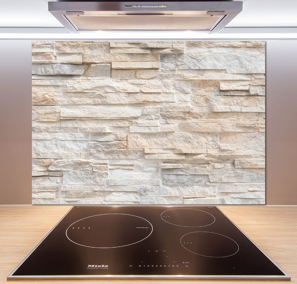 Kitchen splashback Brick wall