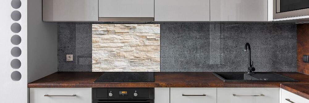 Kitchen splashback Brick wall