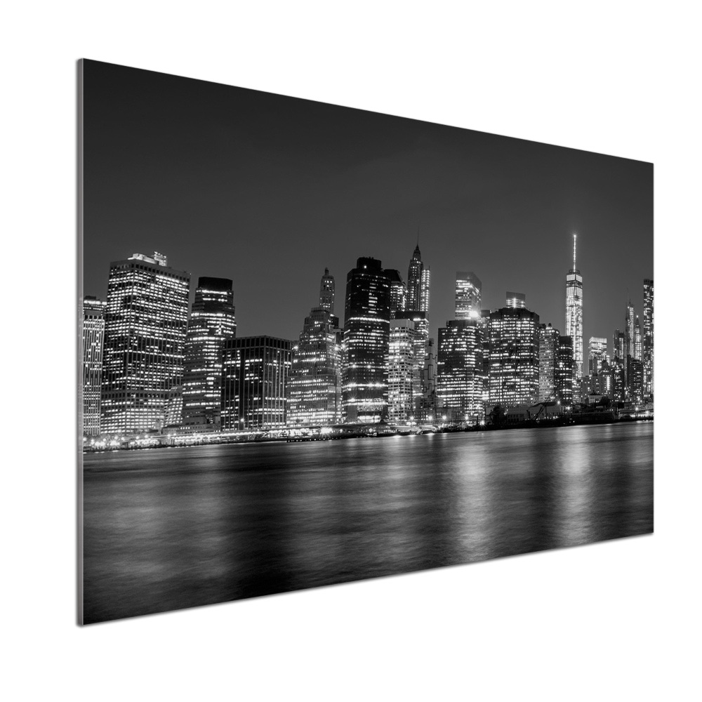 Cooker splashback Manhattan at night